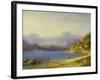 Lake Como with Boats, 1869-Carl Larsson-Framed Giclee Print