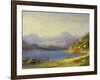 Lake Como with Boats, 1869-Carl Larsson-Framed Giclee Print