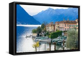 Lake Como-RnDmS-Framed Stretched Canvas