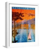 Lake Como-Jace Grey-Framed Art Print