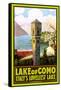 Lake Como-l.G. Mattoni-Framed Stretched Canvas