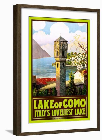 Lake Como-l.G. Mattoni-Framed Art Print