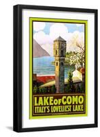 Lake Como-l.G. Mattoni-Framed Art Print