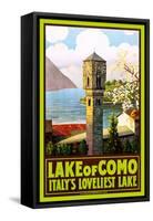Lake Como-l.G. Mattoni-Framed Stretched Canvas