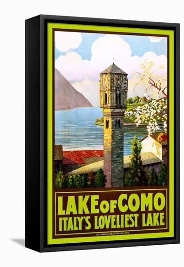 Lake Como-l.G. Mattoni-Framed Stretched Canvas