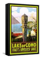 Lake Como-l.G. Mattoni-Framed Stretched Canvas