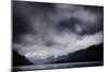 Lake Crescent In Olympic National Park With Rain Storm And Clouds During Spring-Jay Goodrich-Mounted Photographic Print