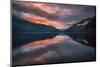 Lake Crescent in Sunset-Belinda Shi-Mounted Photographic Print