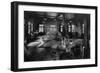 Lake Crescent Tavern Lobby Washington Photograph - Lake Crescent, WA-Lantern Press-Framed Art Print