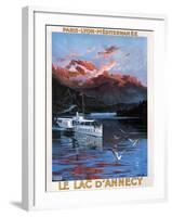 Lake D'Annecy (1900)-Friedrich Hugo D'Alesi-Framed Art Print