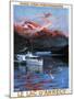 Lake D'Annecy (1900)-Friedrich Hugo D'Alesi-Mounted Art Print