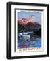 Lake D'Annecy (1900)-Friedrich Hugo D'Alesi-Framed Art Print