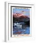 Lake D'Annecy (1900)-Friedrich Hugo D'Alesi-Framed Art Print