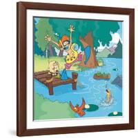 Lake Days - Jack & Jill-Bob Ostrom-Framed Giclee Print