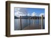 Lake Derwentwater and the Northern Fells, View from the Boat Landings at Keswick, North Lakeland-James Emmerson-Framed Photographic Print