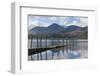 Lake Derwentwater, Barrow and Causey Pike, from the Boat Landings at Keswick-James Emmerson-Framed Photographic Print