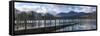 Lake Derwentwater, Catbells, Brandlehow-James Emmerson-Framed Stretched Canvas