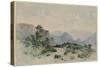 Lake District Fells, Borrowdale, 1840-58-William James Blacklock-Stretched Canvas