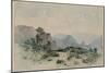 Lake District Fells, Borrowdale, 1840-58-William James Blacklock-Mounted Giclee Print