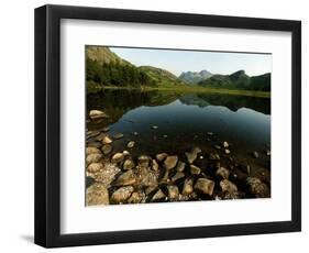 Lake District Tarn at Sunrise-null-Framed Photographic Print