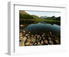 Lake District Tarn at Sunrise-null-Framed Photographic Print