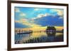 Lake Dora Sunset-Bruce Nawrocke-Framed Art Print