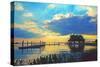 Lake Dora Sunset-Bruce Nawrocke-Stretched Canvas