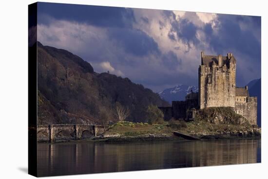 Lake Duich and Eilean Donan Castle Near Edinburgh, Scotland, United Kingdom-null-Stretched Canvas