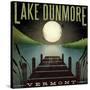 Lake Dunmore Dock-Ryan Fowler-Stretched Canvas