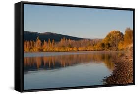 Lake Dunstan-Jill Ferry-Framed Stretched Canvas