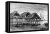 Lake Dwellings of Santa Rosa, Near Maracaibo, Venezuela, 1895-null-Framed Stretched Canvas