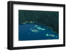 Lake Eibsee from Above-By-Framed Photographic Print