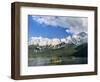 Lake Eibsee with Mt. Zugspitze, Bavaria, Germany-Martin Zwick-Framed Photographic Print