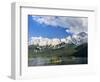 Lake Eibsee with Mt. Zugspitze, Bavaria, Germany-Martin Zwick-Framed Photographic Print