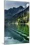 Lake Eibsee with 'Zugspitze'-null-Mounted Photographic Print
