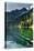 Lake Eibsee with 'Zugspitze'-null-Stretched Canvas