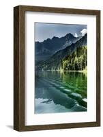 Lake Eibsee with 'Zugspitze'-null-Framed Photographic Print