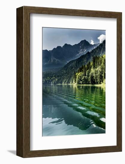 Lake Eibsee with 'Zugspitze'-null-Framed Photographic Print