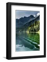 Lake Eibsee with 'Zugspitze'-null-Framed Photographic Print