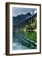 Lake Eibsee with 'Zugspitze'-null-Framed Photographic Print