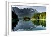 Lake Eibsee with 'Zugspitze'-null-Framed Photographic Print