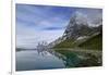 Lake Fallboden, Eiger and Wetterhorn, Grindelwald, Bernese Oberland, Canton of Bern, Switzerland, E-Hans-Peter Merten-Framed Photographic Print
