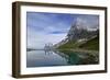 Lake Fallboden, Eiger and Wetterhorn, Grindelwald, Bernese Oberland, Canton of Bern, Switzerland, E-Hans-Peter Merten-Framed Photographic Print