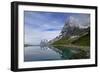 Lake Fallboden, Eiger and Wetterhorn, Grindelwald, Bernese Oberland, Canton of Bern, Switzerland, E-Hans-Peter Merten-Framed Photographic Print