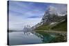 Lake Fallboden, Eiger and Wetterhorn, Grindelwald, Bernese Oberland, Canton of Bern, Switzerland, E-Hans-Peter Merten-Stretched Canvas