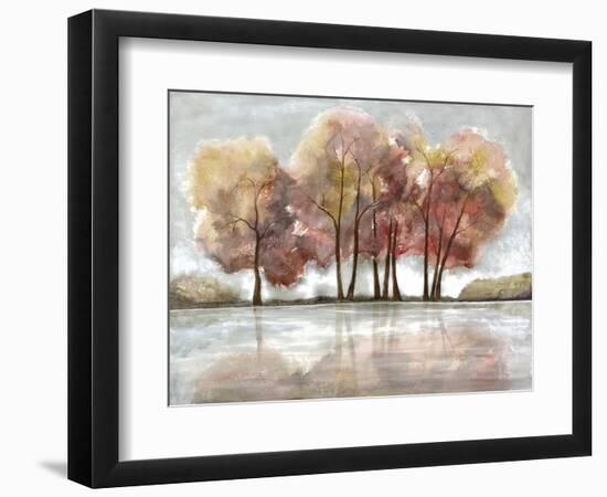 Lake Foliage-Doris Charest-Framed Art Print