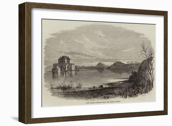 Lake Fusaro, Southern Italy, the Lethe of Virgil-null-Framed Giclee Print