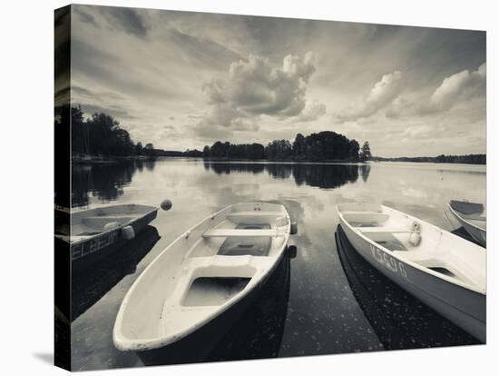 Lake Galve, Trakai Historical National Park, Trakai, Lithuania-Walter Bibikow-Stretched Canvas