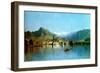 Lake Garda, Italy, 1863-Sanford Robinson Gifford-Framed Giclee Print