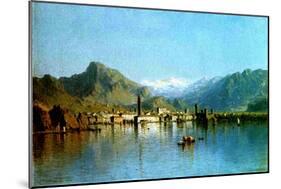 Lake Garda, Italy, 1863-Sanford Robinson Gifford-Mounted Giclee Print